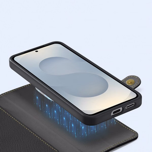 Чехол Dux Ducis Lava с MagSafe для Samsung Galaxy S25 Edge - чёрный