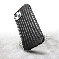 Raptic X-Doria Clutch viedtālruņa apvalks iPhone 14 aizmugure melna