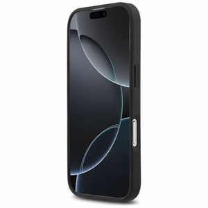 Mercedes Ādas Liels Laurel Lapu Magnētiskais Viedtālruņa apvalks iPhone 17 - Melns