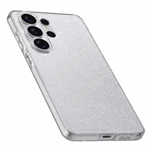 Spigen Liquid Crystal Glitter maciņš priekš Samsung Galaxy S26 Ultra spīdīgs un caurspīdīgs