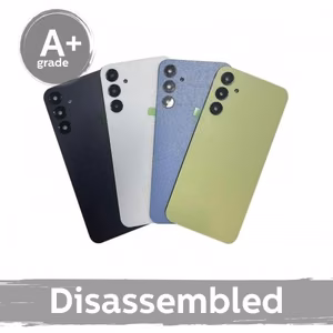 Back Cover Compatible With Samsung A256 A25 5G / Brave Black / with camera lens 100% original (10/10 Disassembled)