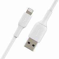 USB kabelis Belkin Boost Charge no USB-A uz Lightning 2,0 m balts