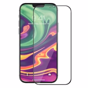 HARD Ceramic elastīgs ekrāna aizsargs Samsung GALAXY A14 4G/5G, melna