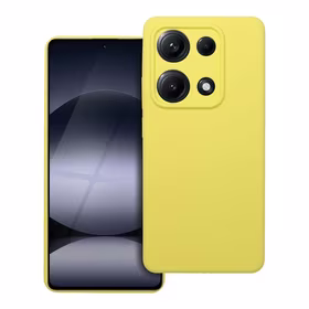 Silikona viedtālruņa apvalks 2mm XIAOMI REDMI NOTE 14S citronu