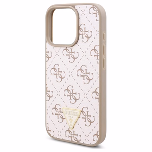 Guess New 4G Triangle viedtālruņa apvalks iPhone 16 Pro - balts