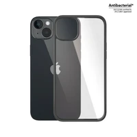 PanzerGlass ClearCase antibakteriālais viedtālruņa apvalks iPhone 14 Plus / 15 Plus - caurspīdīgs un melns