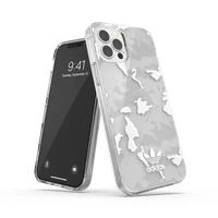 Adidas OR SnapCase Camo iPhone 12/12 Pro caurspīdīgs/balts 43705