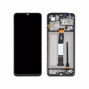 LCD displejs saderīgs ar Xiaomi Redmi Note 13 5G ar rāmi / Graphite Black / HQ