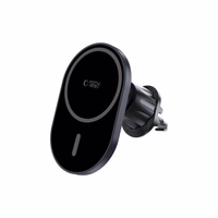 Tech-Protect mm15W-V6 magnētiskais MagSafe auto turētājs panelim/stiklam/ventilācijai melns