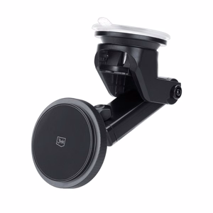Автомобильное зарядное устройство-держатель 3mk Car MagCharger 15W (лобовое стекло/панель) чёрный
