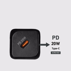 SBS TETRGAN1C20K 20W GaN Зарядное устройство USB-C с Power Delivery - чёрный