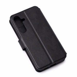 Gudrais vieglais viedtālruņa apvalks Motorola Moto E14 / G04 / G24 melns