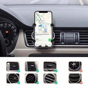 Car phone holder Uzaļš LP228 melns