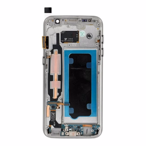 FixCell displejs LCD SAMSUNG S7 ar rāmi zelta (refurb)