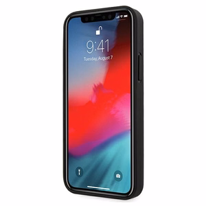 Ferrari FEOGOHCP12MBK iPhone 12/12 Pro 6.1 melns viedtālruņa apvalks Off Track perforēts