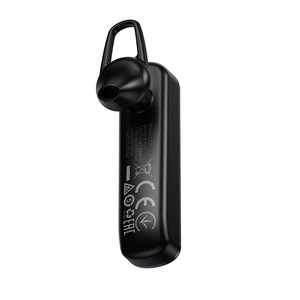 Hoco E201 bezvadu mono austiņa ar mikrofonu, ENC, Bluetooth 6.0, 130 mAh, melna