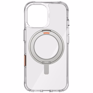 Uniq Swivix vāciņš iPhone 17 ar 360° rotējošu statīvu – caurspīdīgs
