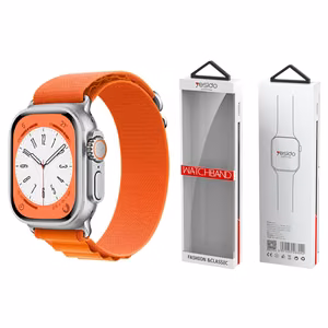 YESIDO WB24 APPLE WATCH SPORT STRAP LOOP 42/44/45 ORANGE