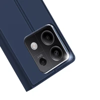 Dux Ducis Skin Pro apvalks ar atloku un kartes nodalījumu Xiaomi Redmi Note 13 5G - zils