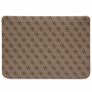 Guess 4G Printed Stripes apvalks 16" klēpjdatoram - brūns