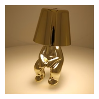 Galda lampa pie gultas GOLD MAN Art Deco sēdoša (versija 2) MLTL