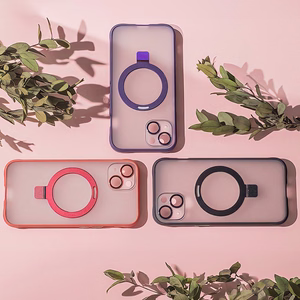 Mag Ring viedtālruņa apvalks iPhone 14 6,1" sarkans