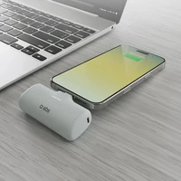 SBS EcoPower 5000 mAh 10W portatīvais lādētājs ar iebūvētu USB-C portu - pelēka