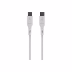 FIXED FIXDLS-CC12-WH – šķidrā silikona uzlādes kabelis, 60 W, balts