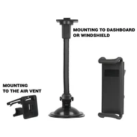 VENNUS Automašīnas turētājs (m) - SMART 17 / ar gaisa ventilācijas stiprinājumu un priekšējā stikla stiprinājumu /