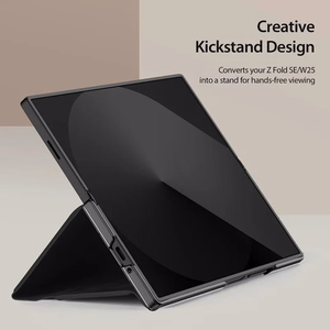 DUX DUCIS viedtālruņa apvalks BRIL ar pildspalvas turētāju SAMSUNG Z Fold SE/W25 melns
