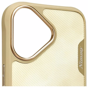 Nimmy Lielās acis mājdzīvnieks 2.0 Kaķa viedtālruņa apvalks iPhone 16 - zaļš