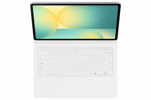 DX625UW Book Cover Keyboard -AI Key Samsung Galaxy Tab S10 FE+, balts