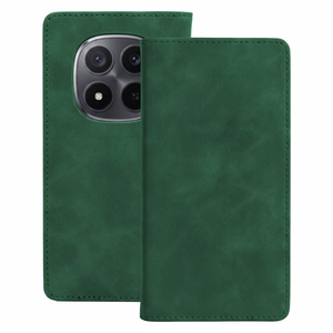 Smart Suede maciņš priekš Xiaomi Redmi Note 15 5G, zaļš