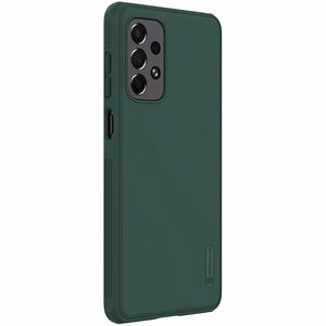 Nillkin Super Frosted Shield Pro izturīgs viedtālruņa apvalks Samsung Galaxy A73 zaļš