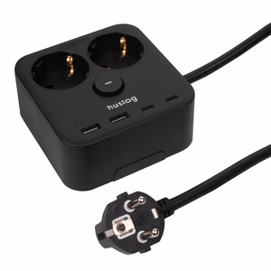 Huslog Power strip with phone turētājs HUS1055