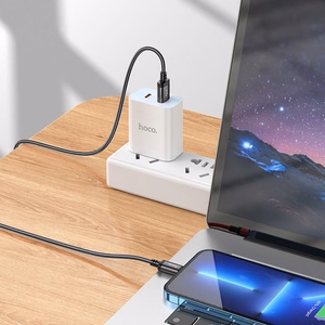 Kabelis USB A uz Lightning Hoco 2,4A 2 m X89 melns
