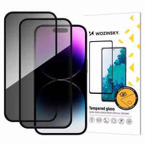 Wozinsky privātuma stikls rūdītais stikls iPhone 17 Air, komplekts 2