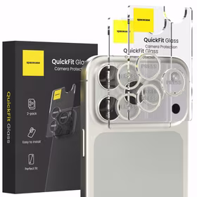 Spacecase Kameras stikls Quickfit Camera iPhone 17 Pro / 17 Pro Max sudrabs