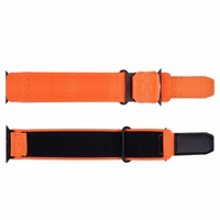 FORCELL F-DESIGN FA05 neilona siksniņa APPLE pulkstenim 42 / 44 / 45 / 49 mm oranža
