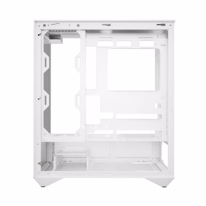 Darkflash DY460 datora korpuss (balts) + 4 ARGB ventilatori