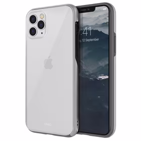 Uniq Vesto Hue viedtālruņa apvalks iPhone 11 Pro Max - caurspīdīgs un sudraba