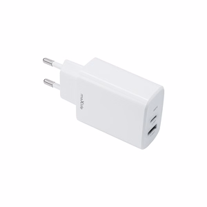 Maxlife MXTC-10-30AC PD QC lādētājs 1x USB-C 1x USB 30W balts