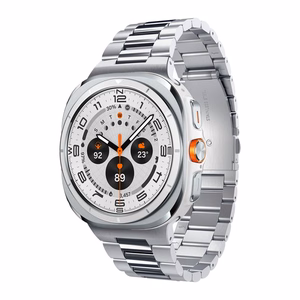 Spigen Modern Fit Band metāla siksniņa Samsung Galaxy Watch Ultra 47 mm, sudraba krāsā