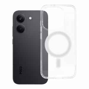 Caurspīdīgs Clear Mag Cover (MID) vāciņš Poco X8 Pro 5G, saderīgs ar MagSafe