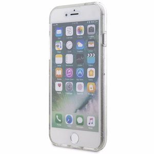 Karl Lagerfeld KLHCI8HNKCTGT iPhone 7/8/ SE 2020 / SE 2022 caurspīdīgs cietais apvalks Gliter Karl&Choupette