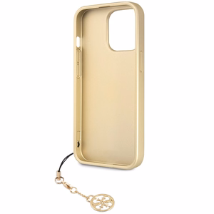 Guess 4G Charms Collection viedtālruņa apvalks iPhone 14 Pro - pelēks