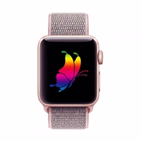 TECH-PROTECT NYLON APPLE WATCH 4 / 5 / 6 / 7 / 8 / 9 / SE (38 / 40 / 41 MM) ROZĀ SMILŠU