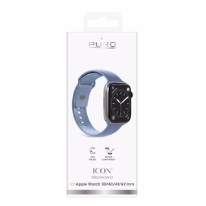 Puro Icon siksniņa Apple Watch 38/40/41/42 mm - Zila