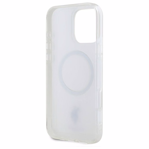 Viedtālruņa apvalks US Polo IML Ring MagSafe iPhone 16 Pro - balts
