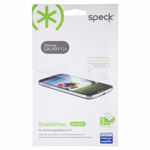 Speck ShieldView glancētas ekrāna aizsargplēves Samsung Galaxy S4, 3 gab.